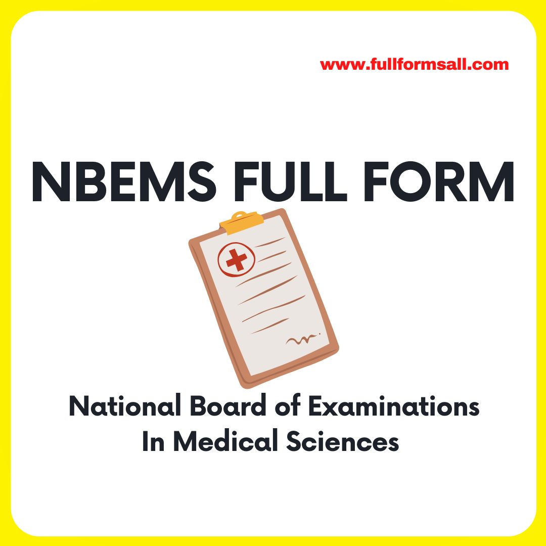 NBEMS FULL FORM