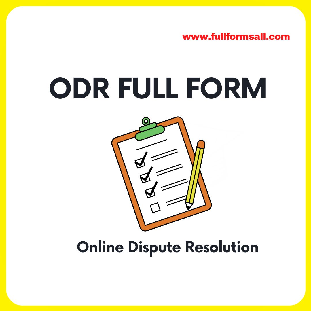 ODR FULL FORM