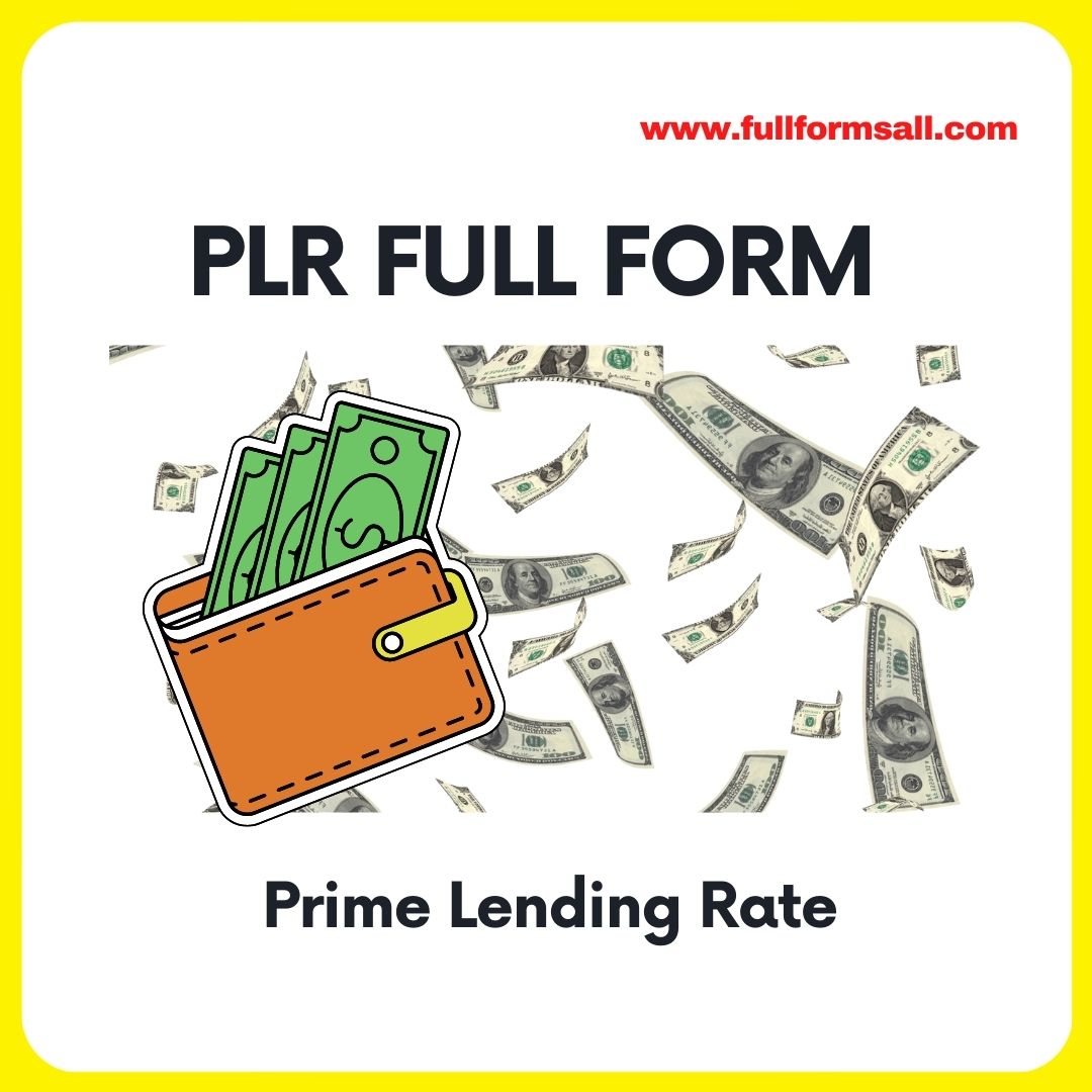 PLR FULL FORM IN BANKING