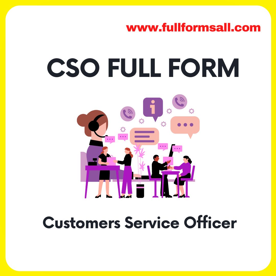 CSO FULL FORM IN BANKING