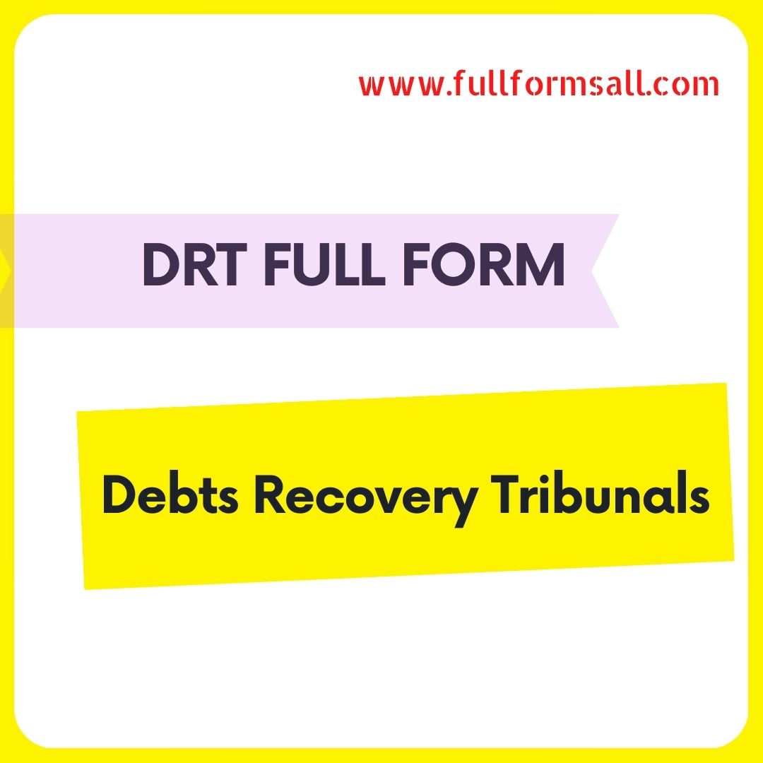 DRT FULL FORM IN BANKING