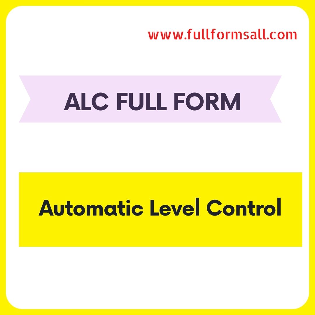 ALC FULL FORM 