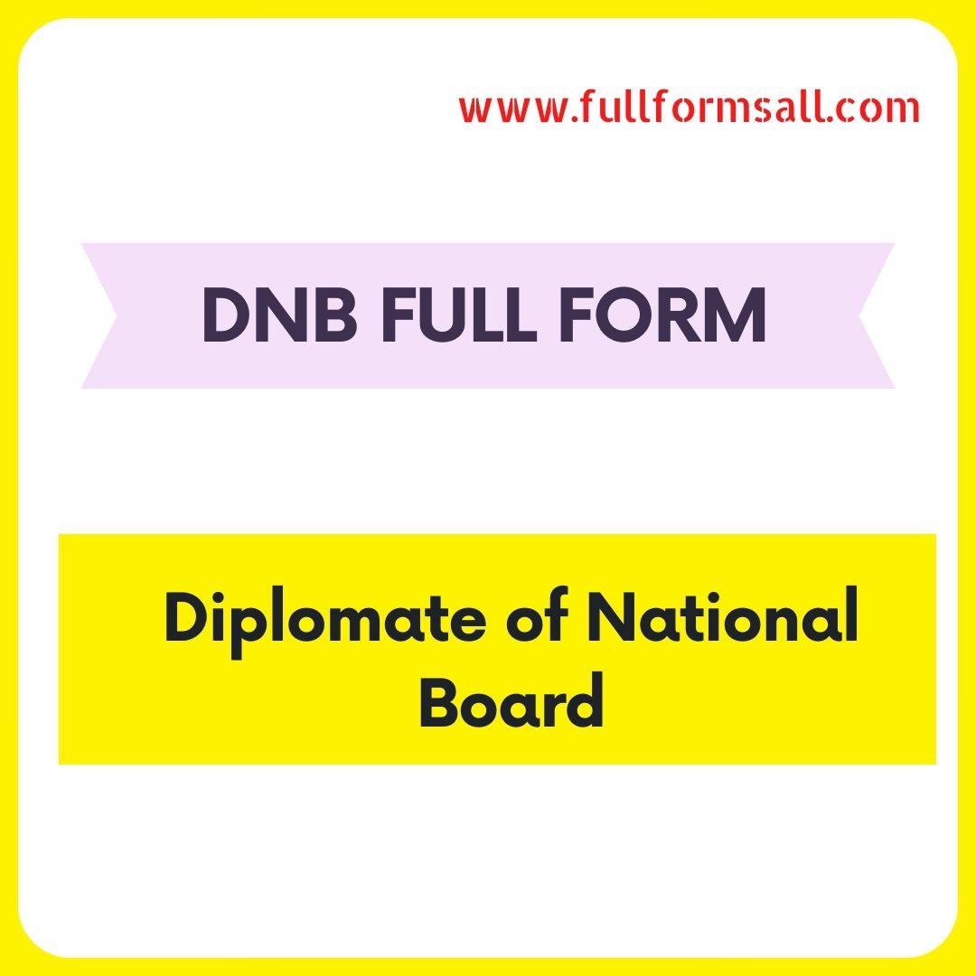 DNB FULL FORM 