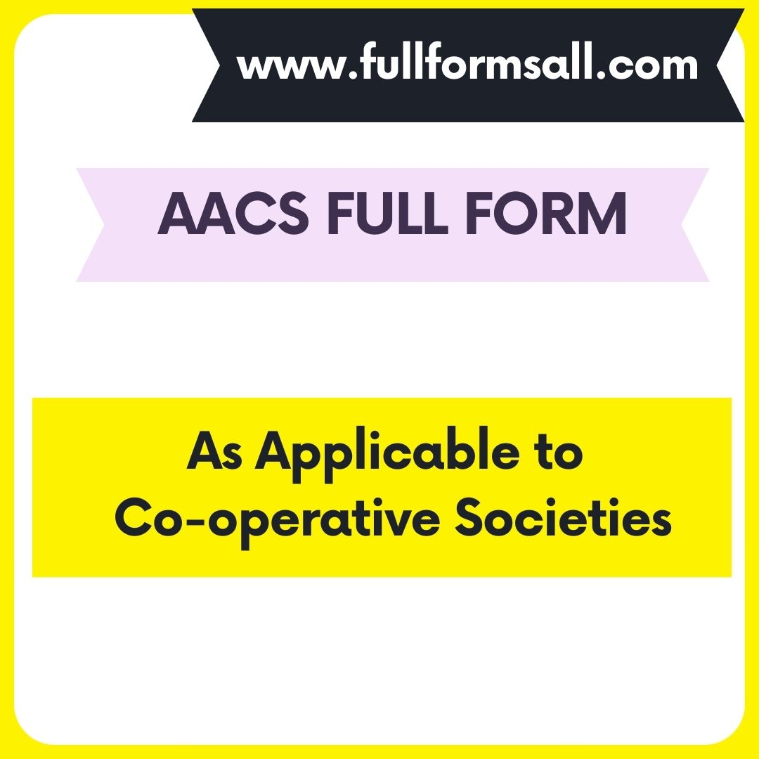 AACS FULL FORM IN BANKING