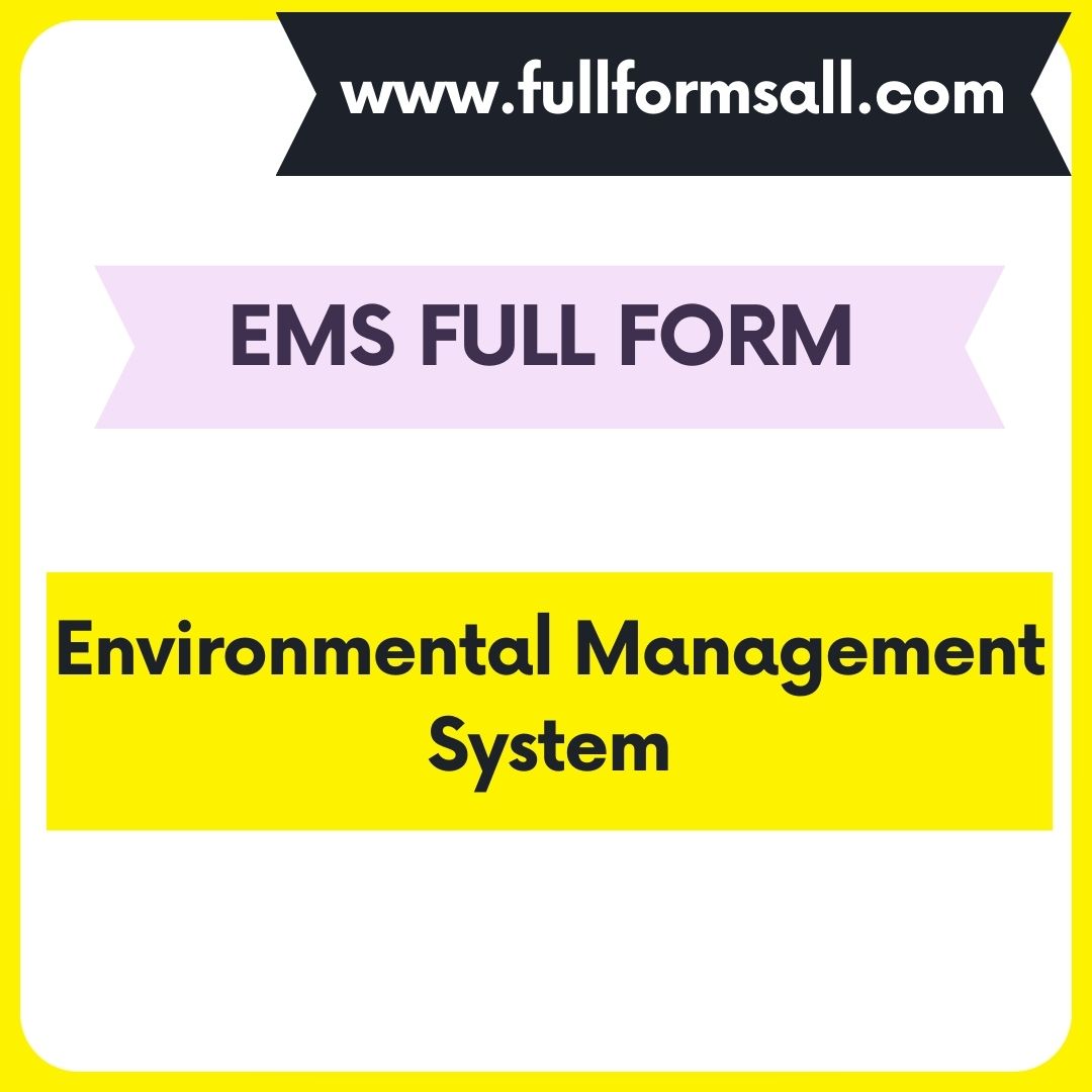 EMS FULL FORM 